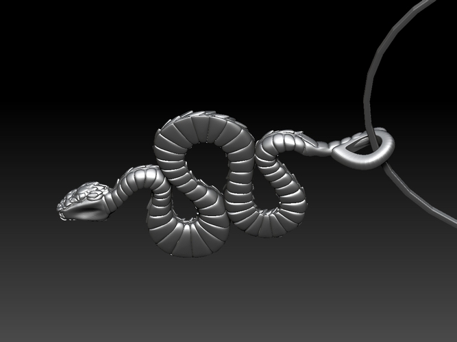 pendant snake 3D Print 509552