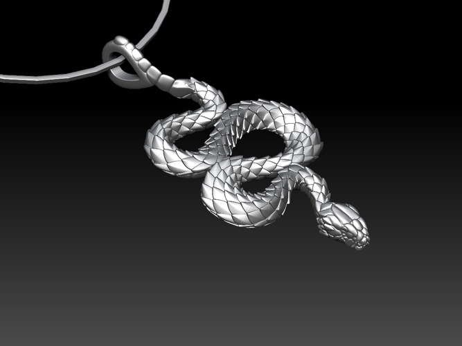 pendant snake 3D Print 509554