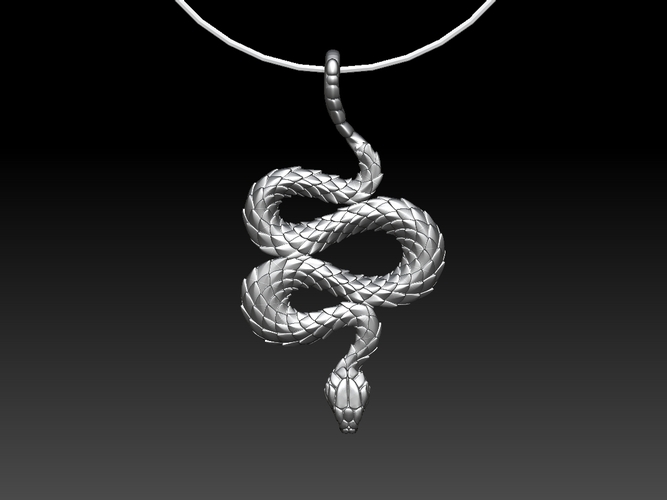 pendant snake 3D Print 509555