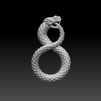 Small snake 3D Printing 509569