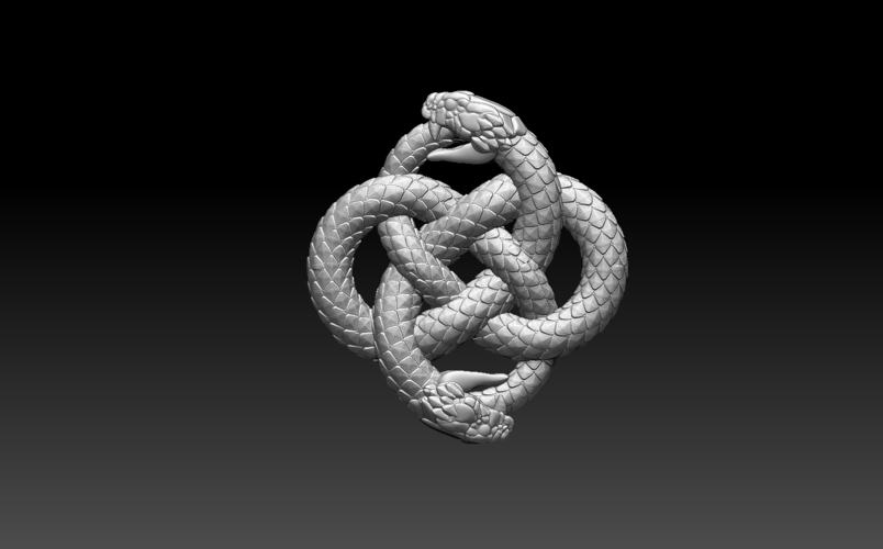 snake ornament 3D Print 509578