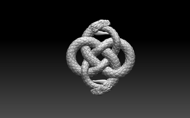 snake ornament 3D Print 509581