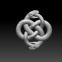 Small snake ornament 3D Printing 509581