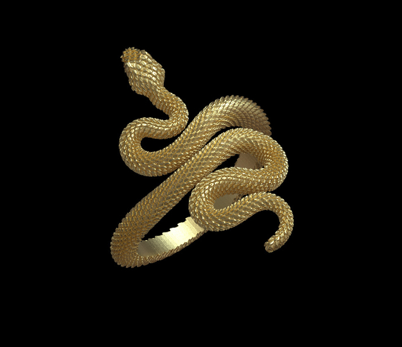 snake ring 3D Print 509586