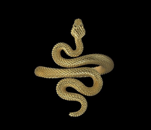 snake ring 3D Print 509587