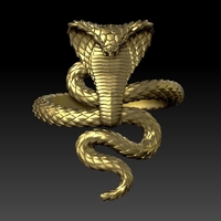 Small cobra ring 3D Printing 509595