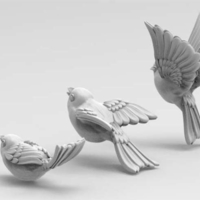 Small birds 3D Printing 509610