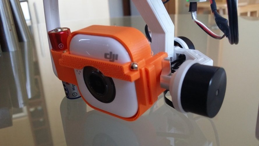 Walkera Gimbal adapter for DJI Phantom FC40 Camera 3D Print 50964