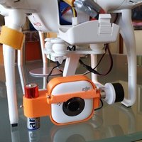 Walkera Gimbal adapter for DJI Phantom FC40 Camera - Thumbnail 3