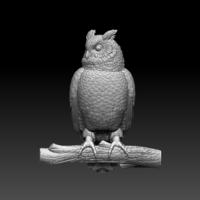 Small owl 3D Printing 509691