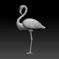 Small flamingo 3D Printing 509696