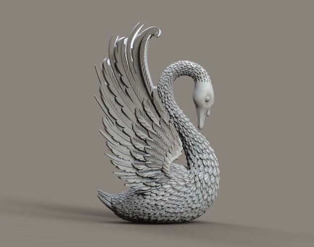 swan 3D Print 509718