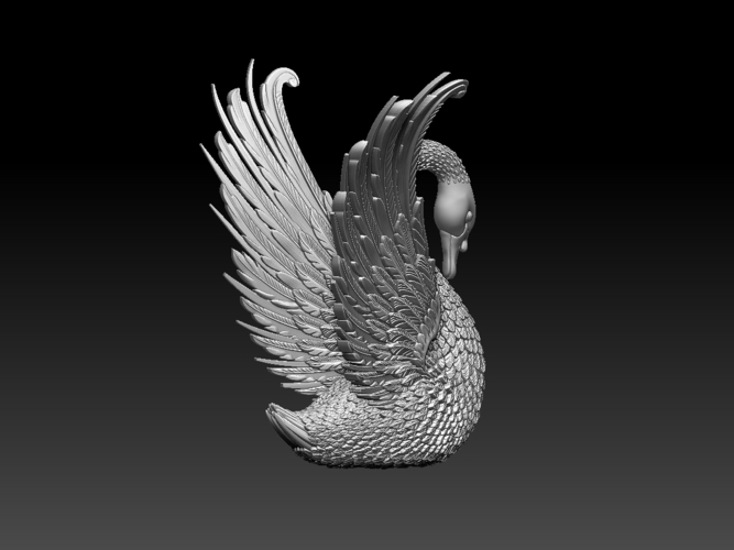 swan 3D Print 509719