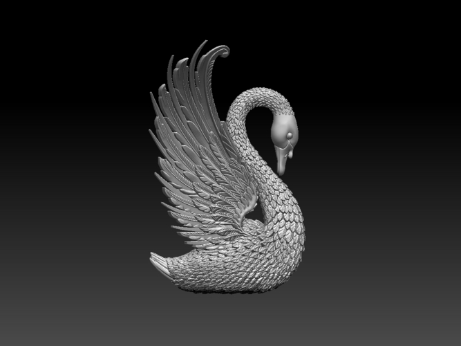 swan 3D Print 509720