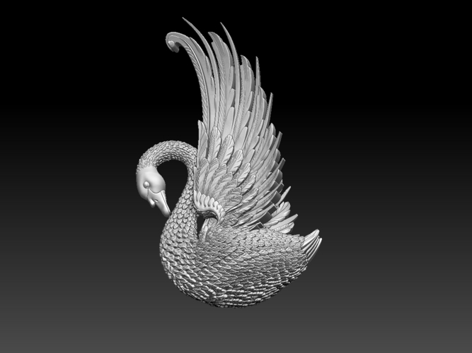 swan 3D Print 509721