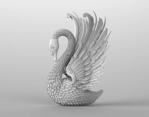 swan 3D Print 509722