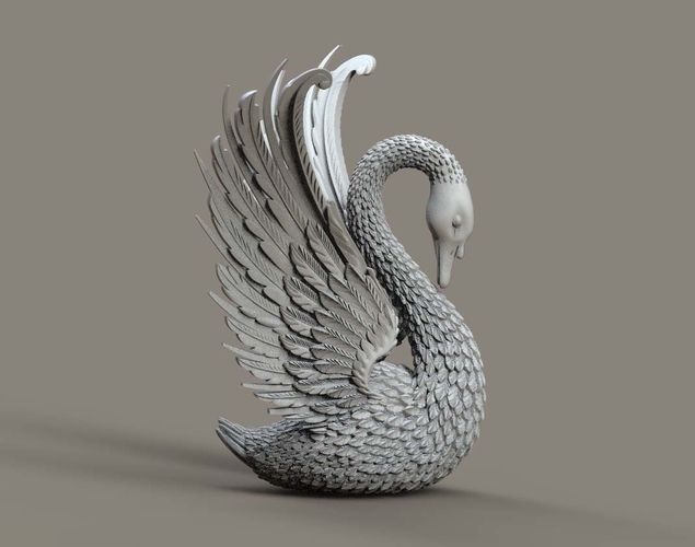 swan 3D Print 509723