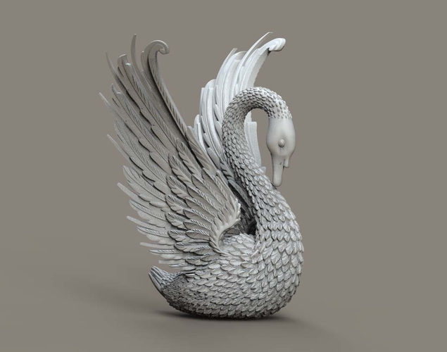 swan 3D Print 509731