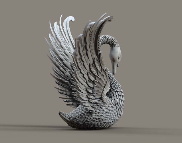 swan 3D Print 509733