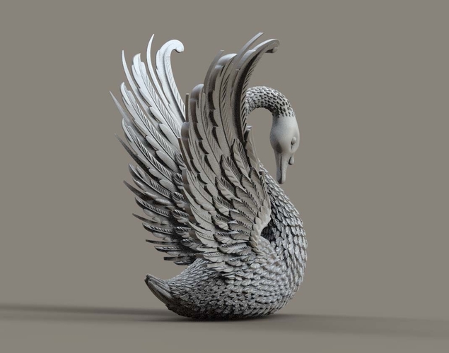 swan 3D Print 509736