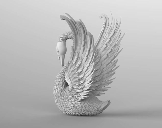 swan 3D Print 509738