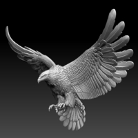 Small eagle 3D Printing 509830