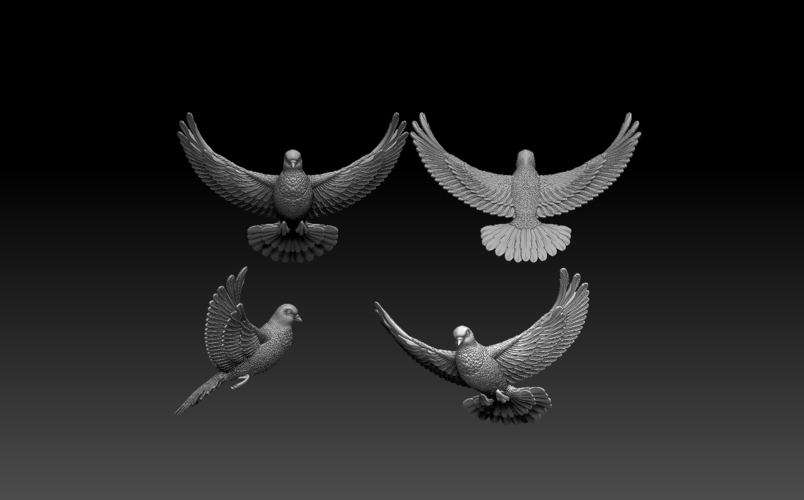 pigeon 3D Print 509875