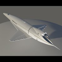 Small 2001 Orion III spaceplane 3D Printing 50992