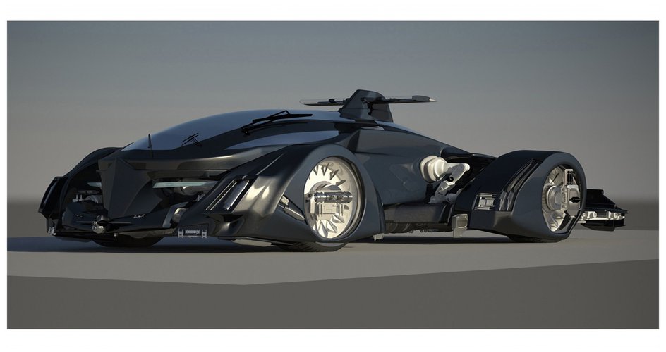 Vhc - futuristic sport car 3D Print 51000