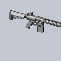 Small AR-10 Complete 3D Printing 510065