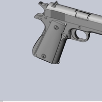 Small colt 1911 3D Printing 510068