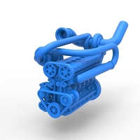 Twin Turbo straight-six engine Scale 1:25 - Thumbnail 4