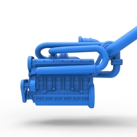 Twin Turbo straight-six engine Scale 1:25 - Thumbnail 6