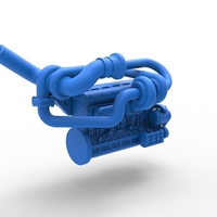 Twin Turbo straight-six engine Scale 1:25 - Thumbnail 12