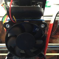 Small daVinci 1.0 Fan Upgrade Bracket 3D Printing 51016