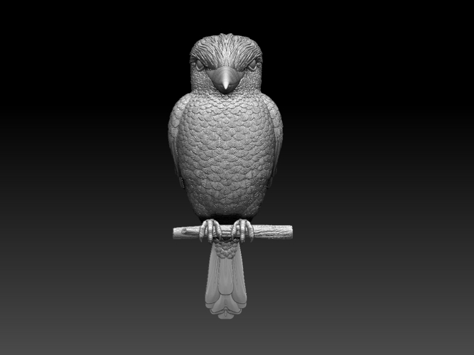 Blue Winged Kookaburra 3D Print 510198