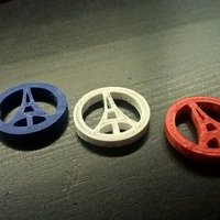 Small Chain #ParisPeace 3D Printing 51026