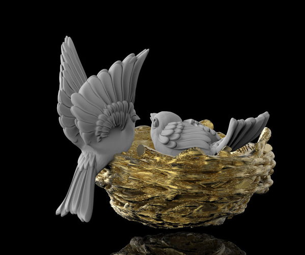 nest bird 3D Print 510290