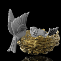 Small nest bird 3D Printing 510290