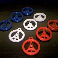 Keychain #ParisPeace - Thumbnail 4