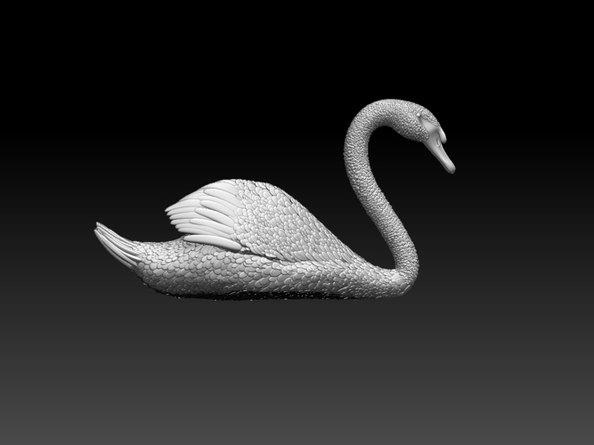 swan 3D Print 510374