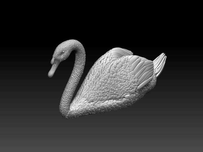 swan 3D Print 510378