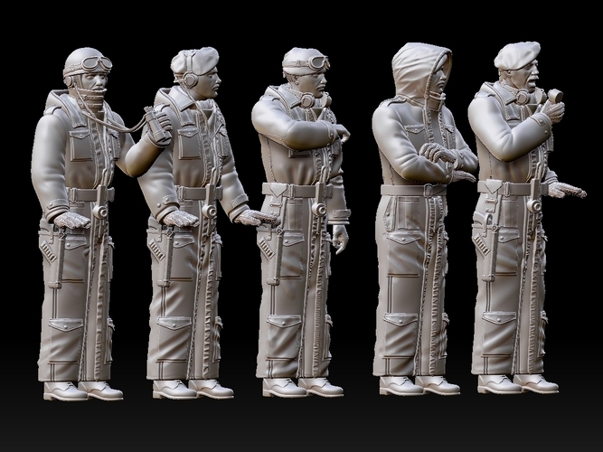 british tank crew 3D Print 510403