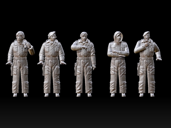 british tank crew 3D Print 510404