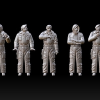 Small british tank crew 3D Printing 510404