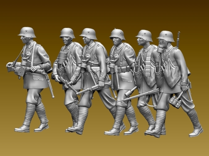 german soldiers ww1 3D Print 510406