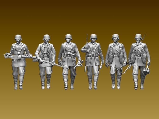 german soldiers ww1 3D Print 510410