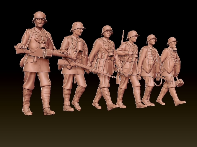 german soldiers ww1 3D Print 510411