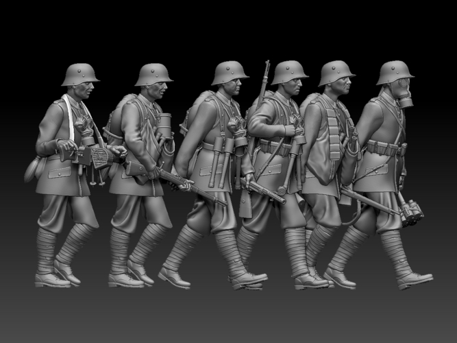 german soldiers ww1 3D Print 510412