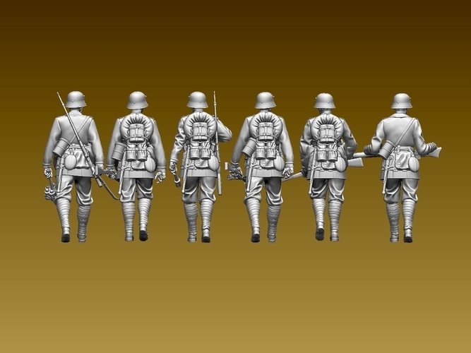 german soldiers ww1 3D Print 510413